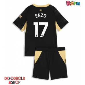 Manchester City Enzo Fernandez #17 Udebanesæt Børn 2026-27 Kort ærmer (+ korte bukser)